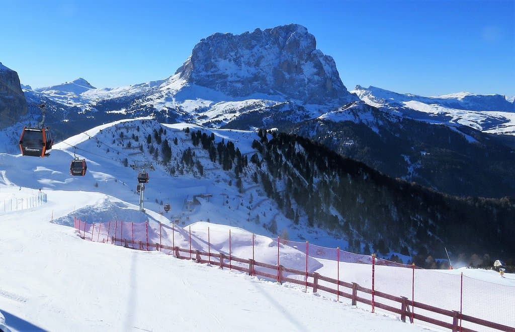 Sellaronda in winter