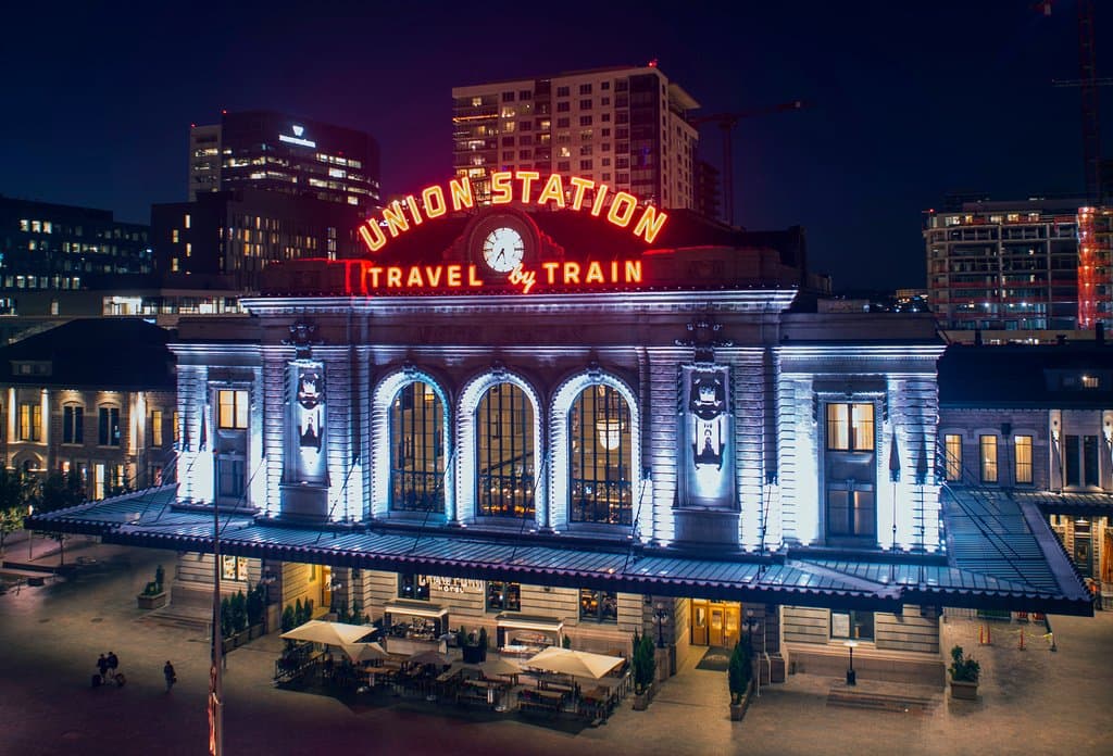 Travel by train.