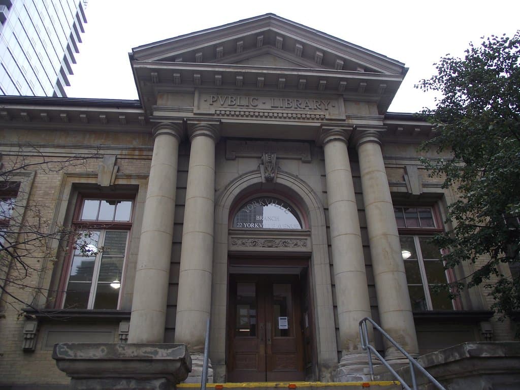 CANADA - TORONTO - YORKVILLE BRANCH OF TORONTO LIBRARY - BUILDING