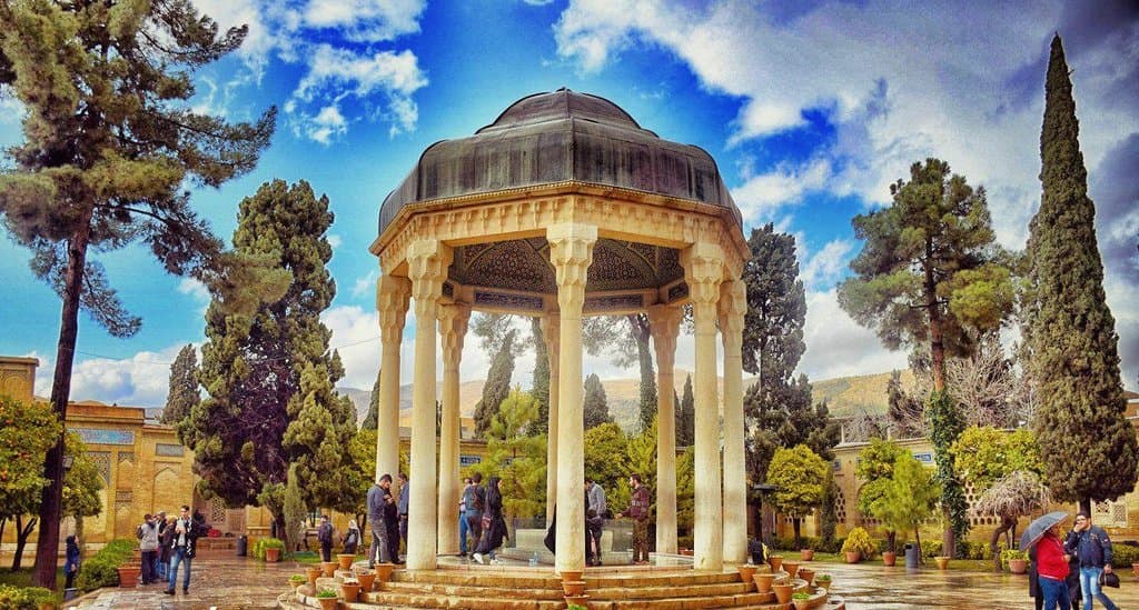 A remarkable sagacity long before any other man around himself. Hafez is a word wide style of thinking. This great man was born and lived in Shiraz around 13th century. His Divan is one of the masterworks of the world. His tomb is surrounded by beautiful flowers and amazing sound of water.