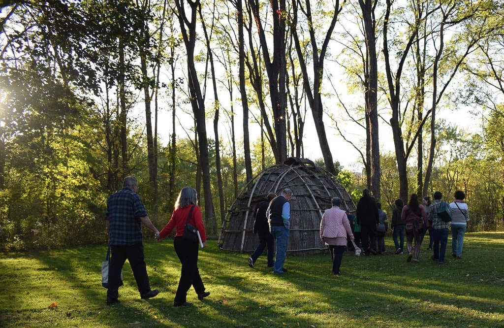 Replica Esopus Munsee wigwam