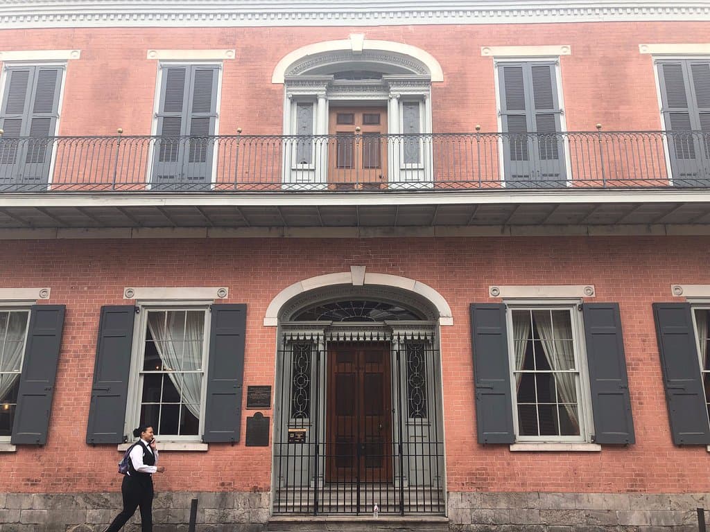 the front of the house