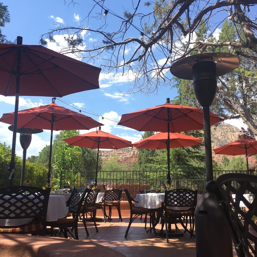 Patio dining