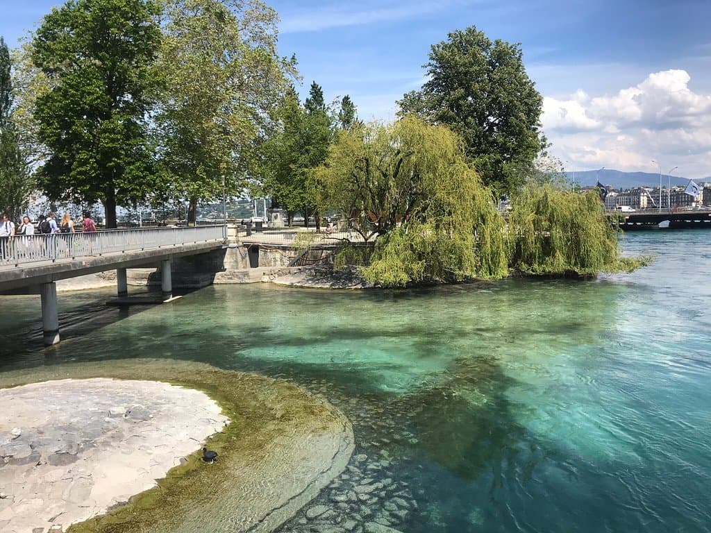 Île Rousseau Geneva