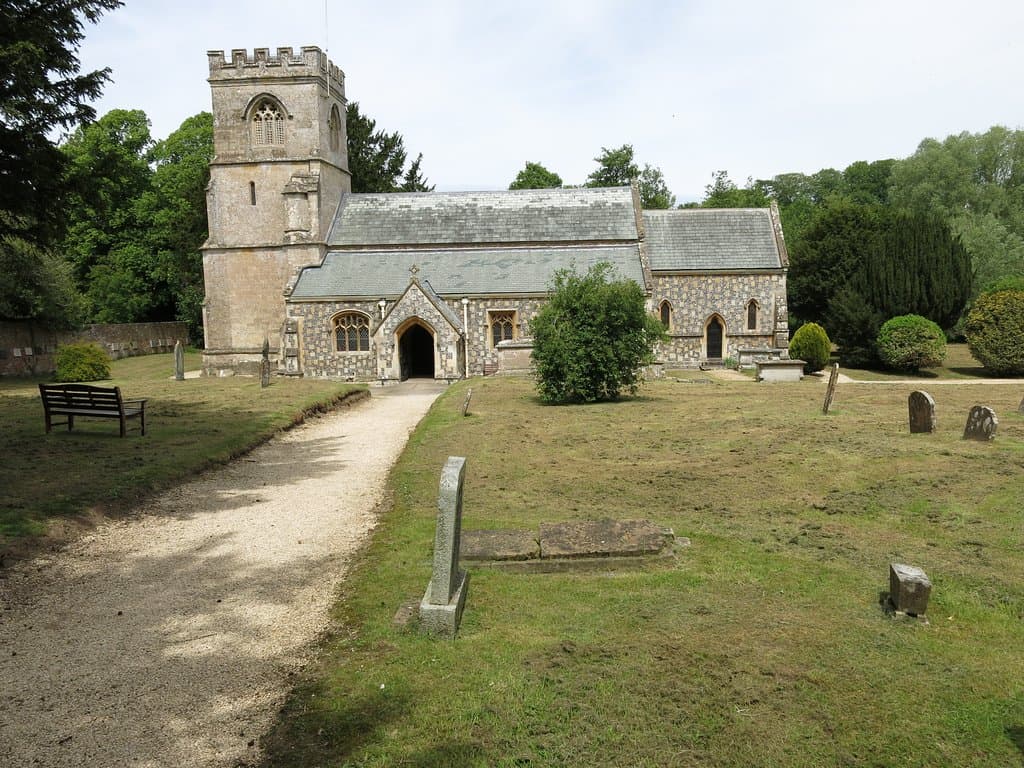 path leading to the church...