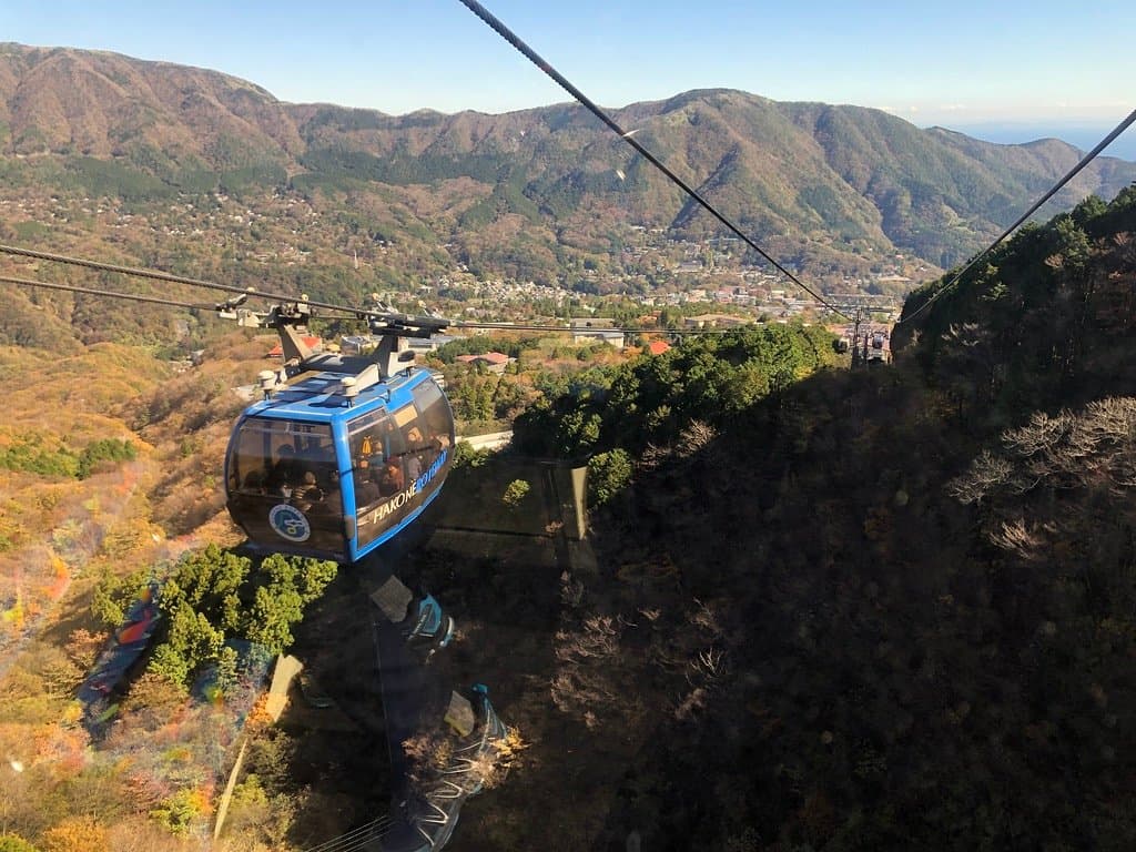Hakone ropeway ride Nov 2018.