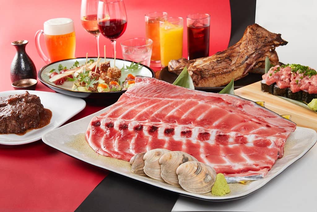 Illuminated City Skyline