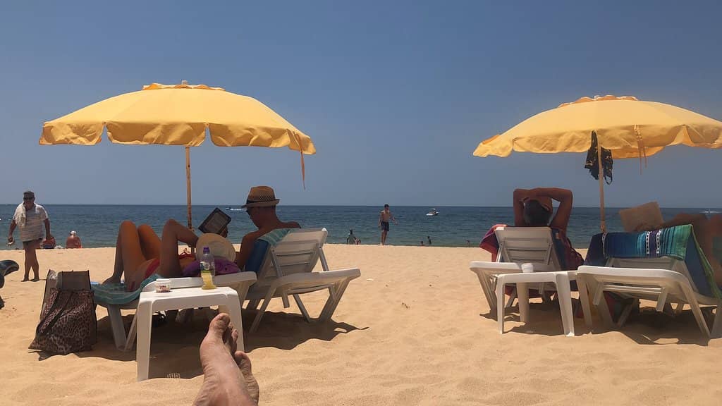 Golden Cliffs and Fossil Formations