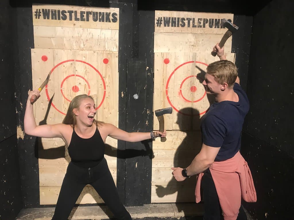 Whistle Punks Axe Throwing