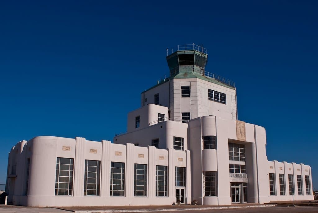 The 1940 Air Terminal Museum is housed in the original art deco terminal building that once served the City of Houston as the commercial airport.