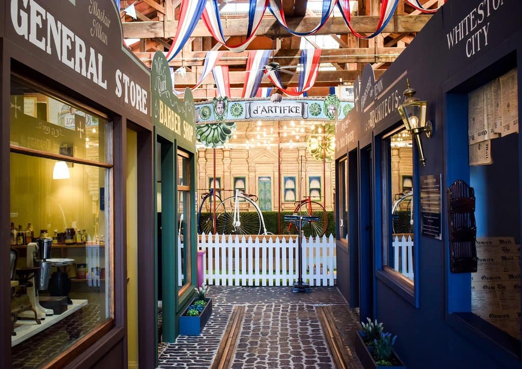 Walk down our little Victorian Street and check out our little shops, and jump on a penny farthing for the only Penny Farthing carousel in NZ! - 'The Glimpse'