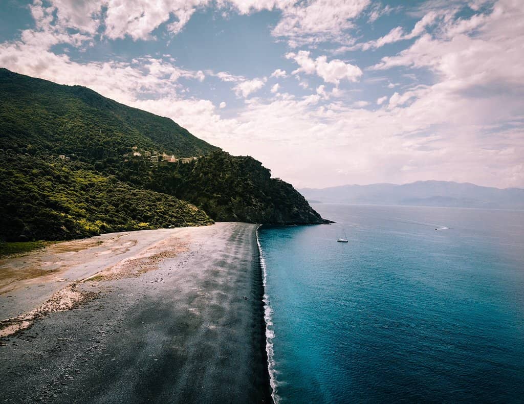 The Striking Black Beach
