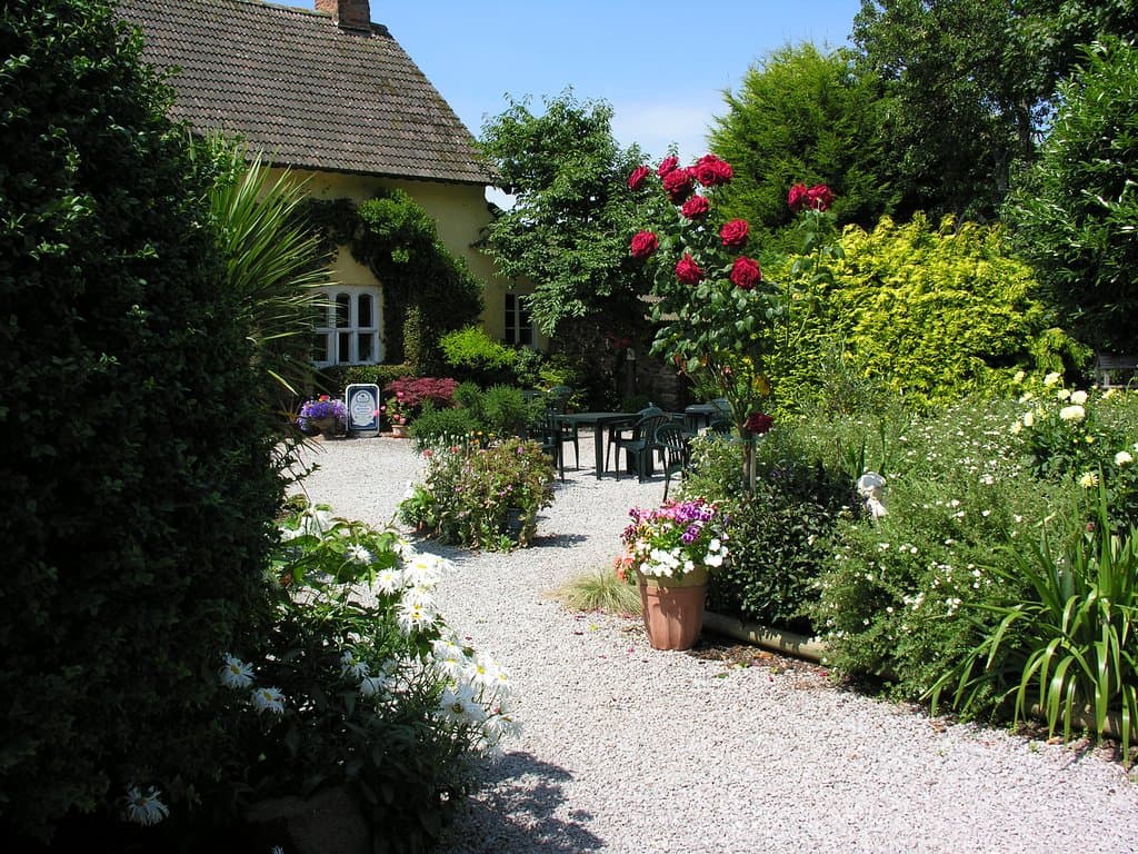 Front pathway to the Farmhouse