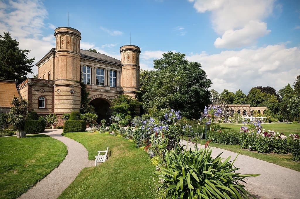 Architektur im Botanischen Garten von Heinrich Hübsch