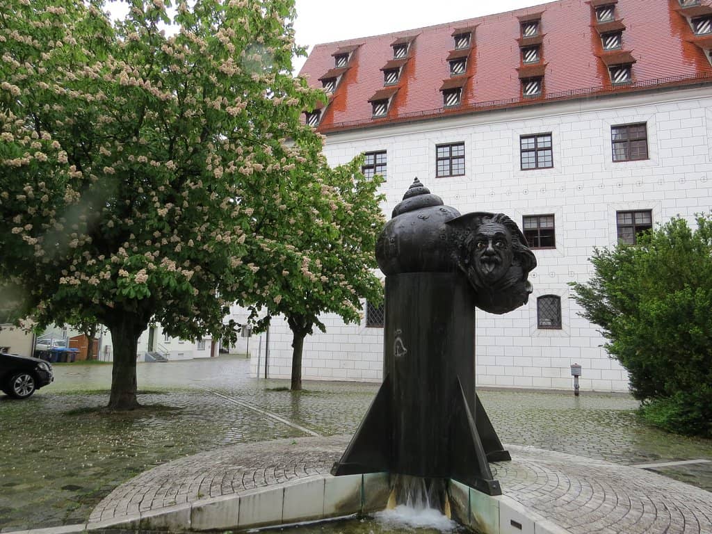 Mischievous Einstein Head