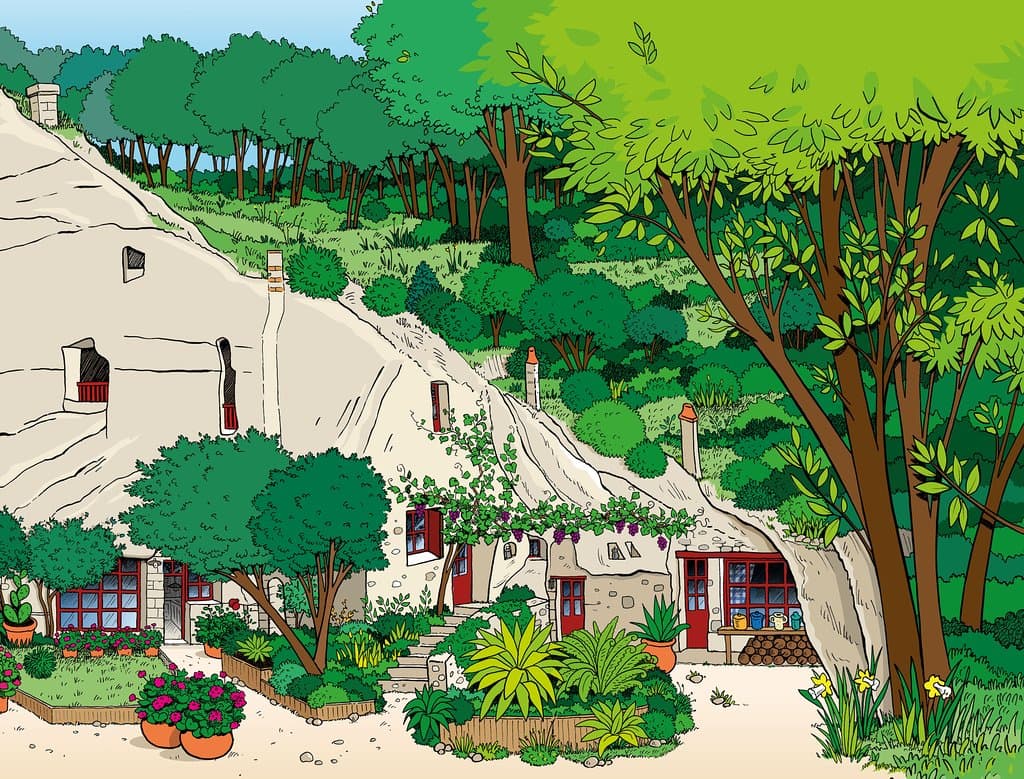 Une impression d'artiste de notre site. Merci à Catherine PIVET (www.plan-illustre.com) pour ce superbe coup de crayon.