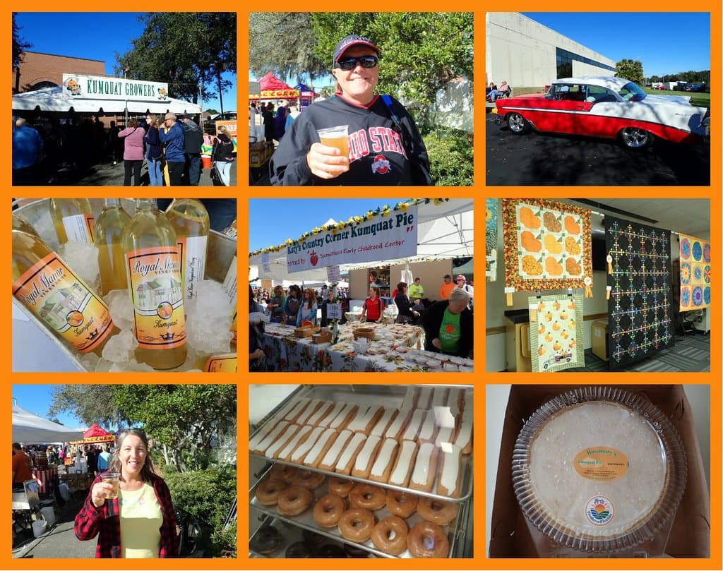 Kumquat festival Dade city. Kumquat foods, vendors, car and quilt show
