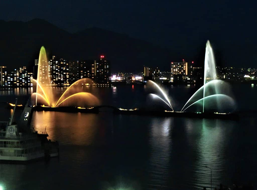 Fireworks over Lake Biwa