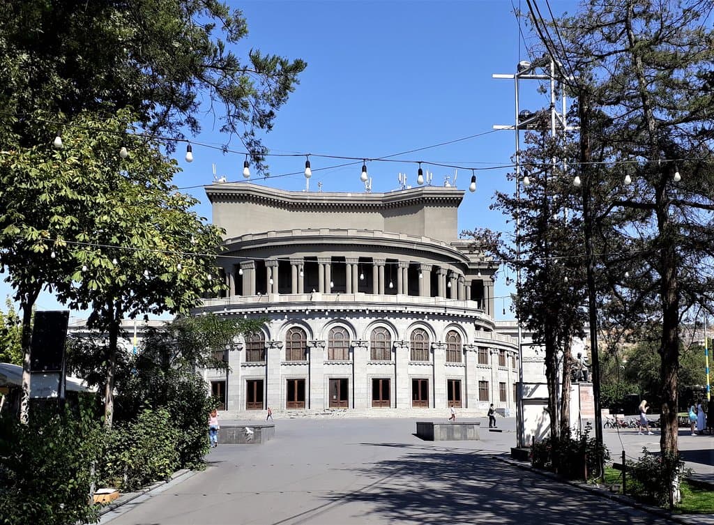 "Freedom Square" and Yerevan's "The Opera".