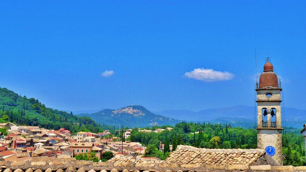 Folklore museum of Messi Sinarades, view from the top