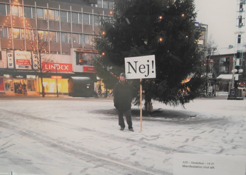 Kanslibyrån, Växjö Konsthall - Manifestation mot allt