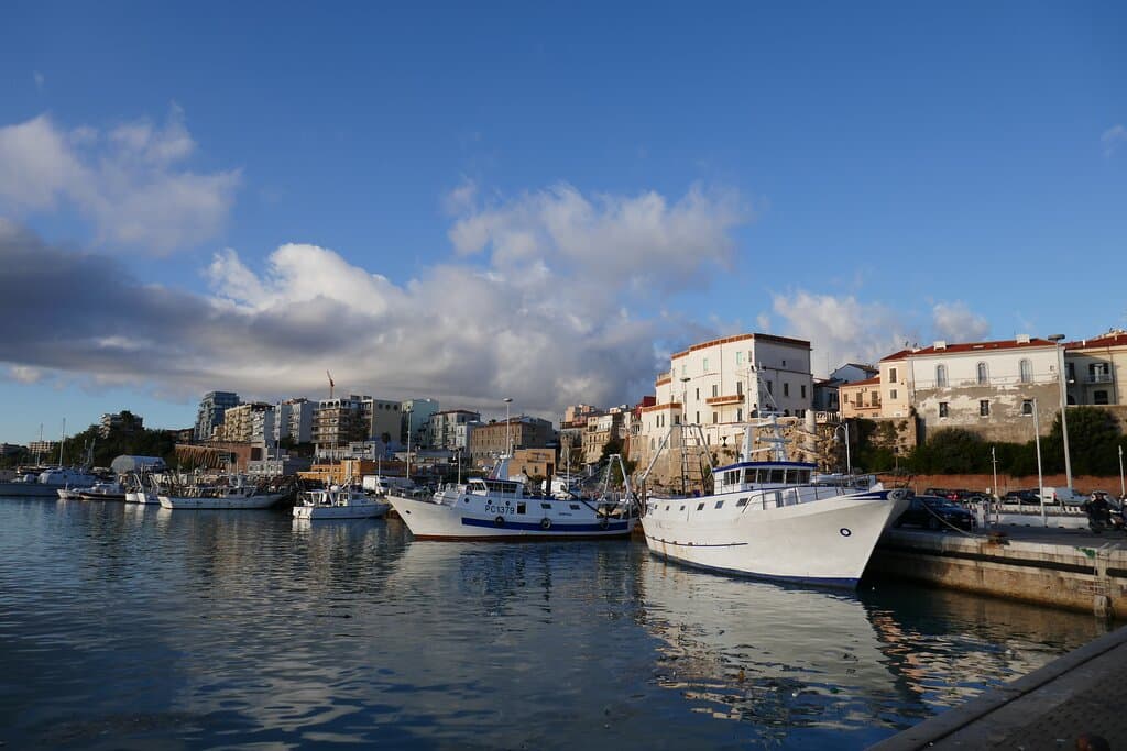 I pescherecci nel porto