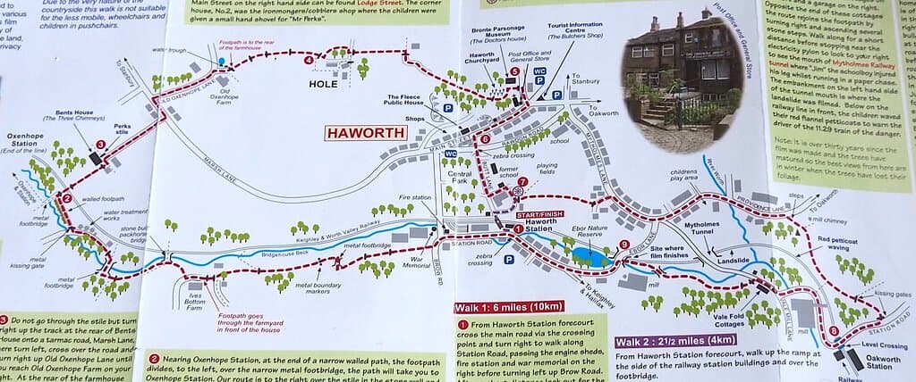 Map of walk