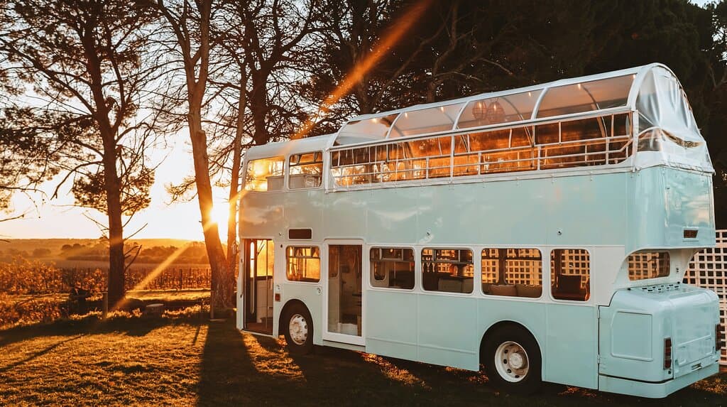 Down The Rabbit Hole Cellar Door & Restaurant - this is the tasting bus