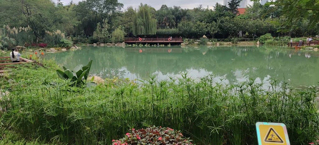 The central feature of the park