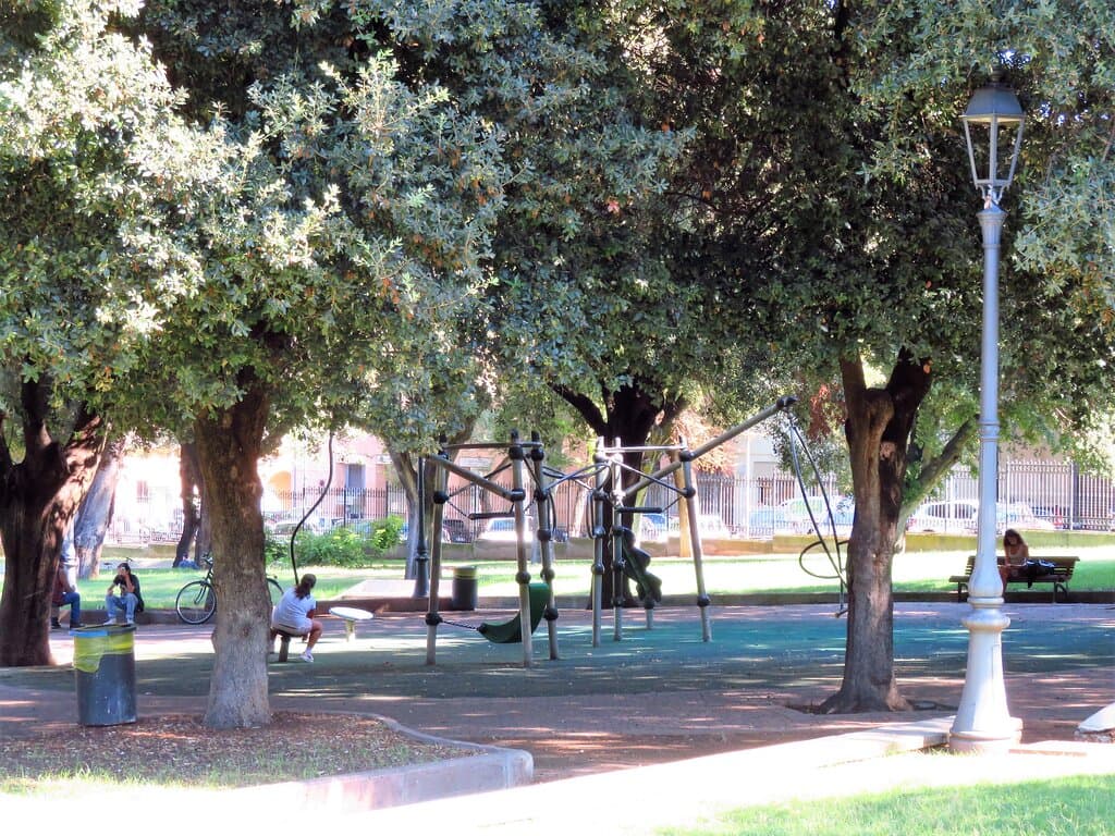 Area giochi all'interno del parco