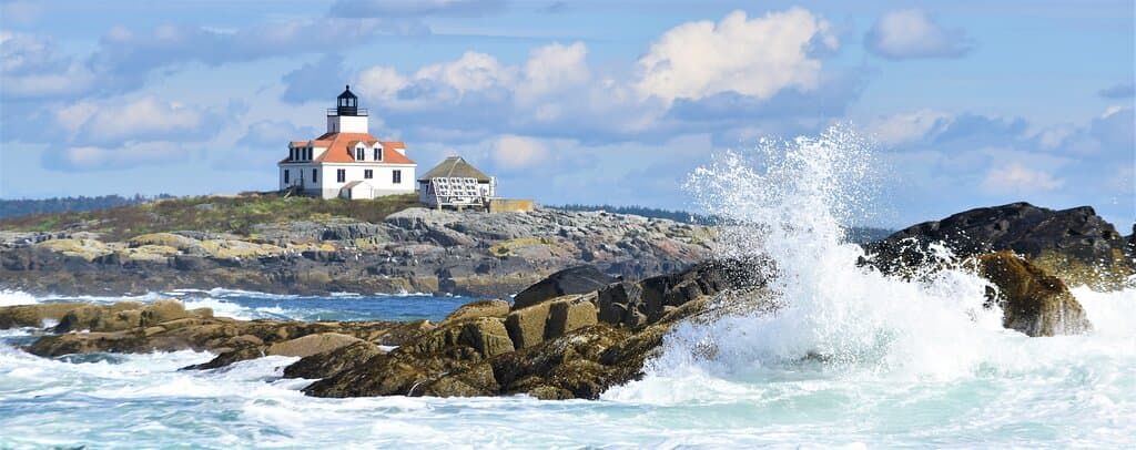 Lighthouse from a boat