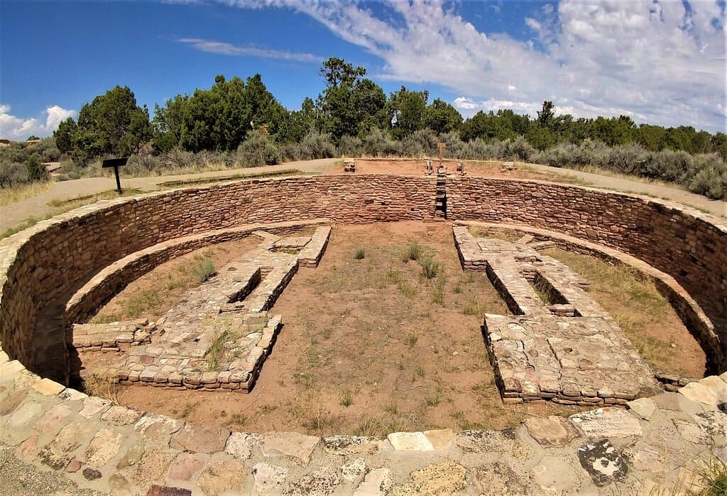 Great Kiva at Lowry, 30 feet in diameter.