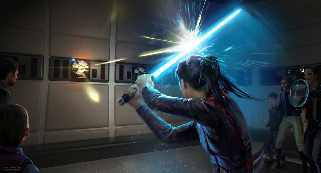Star Wars: Galaxy's Edge Lightsaber Training