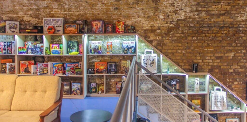 Graffiti-Adorned Vault Setting