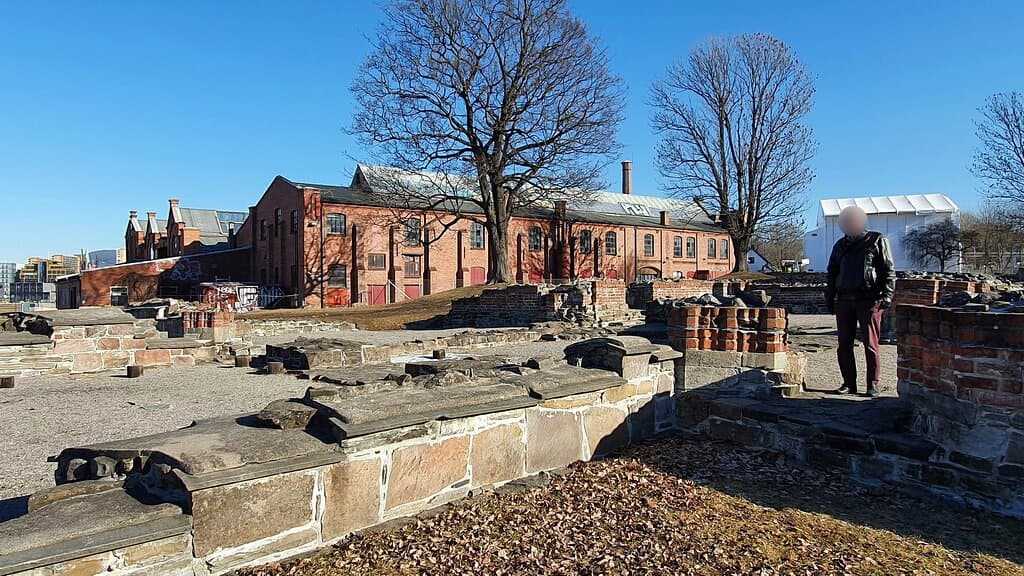 The ruins of St. Mary's Church