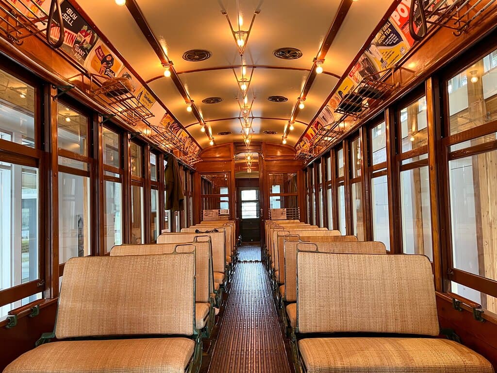 Interior of Steveston Tram