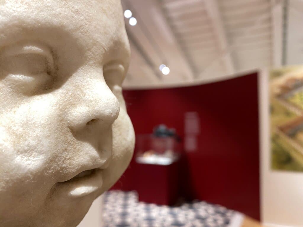 La sala dedicata alla Villa romana di via Neroniana