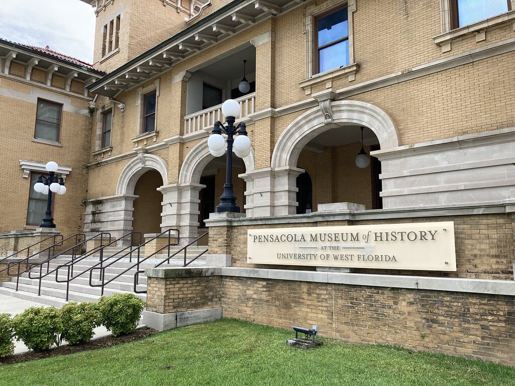 The Pensacola Museum of History in downtown Pensacola.