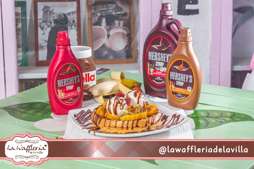 La magia de lo dulce la encuentras en tu lugar favorito #lawaffleria y compartes con todos los que amas en el lugar mas bonito de #villadeleyva .