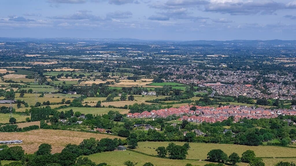 Leckhampton Hill next to Devil's Chimney.