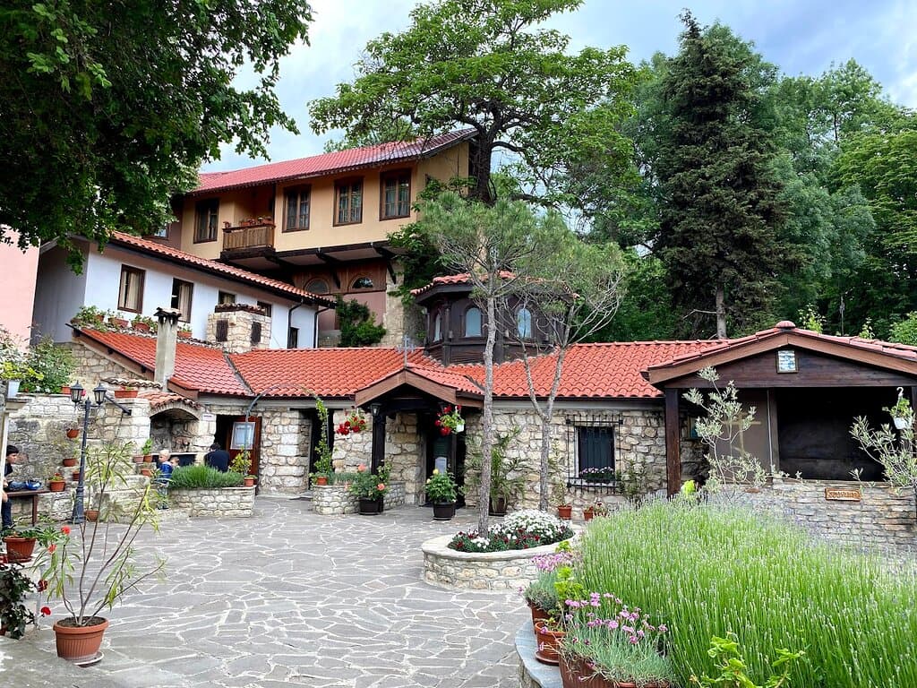 Varna Monastery "St. St. Konstantin and Elena" is located in the resort "St. Constantine and Helena" - few kilometers north of Varna. It is suggested the monastery was founded in the beginning of XVIII century, although there is evidence for the existence of a monastery in these lands in XIV century. Varna Monastery is unique with its ayazmo (a holy spring), which is located in the altar of the church - behind the throne. There is no record of another church in Europe, whose spring is at such p
