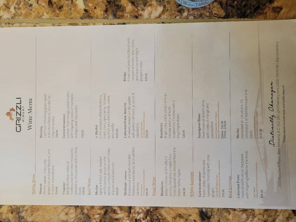 Wine Tasting Experience