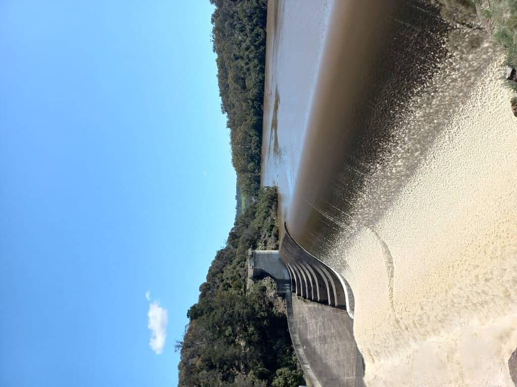 Trevallyn Dam Spillway