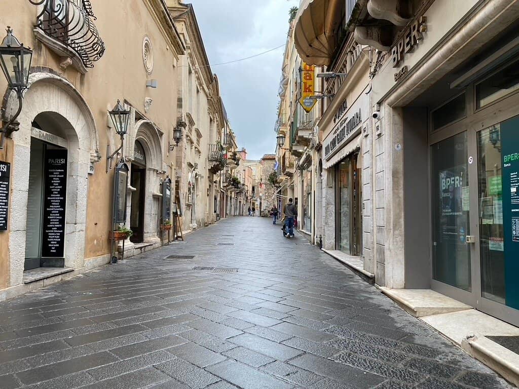 Taormina's Main Artery