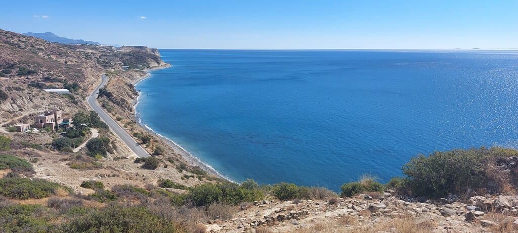 Blick von Myrtos Pyrgos nach Osten
