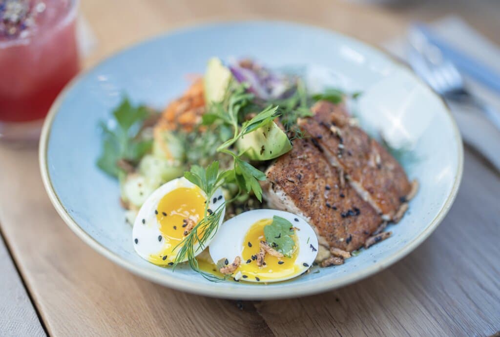 Two Hands Salmon Quinoa Bowl