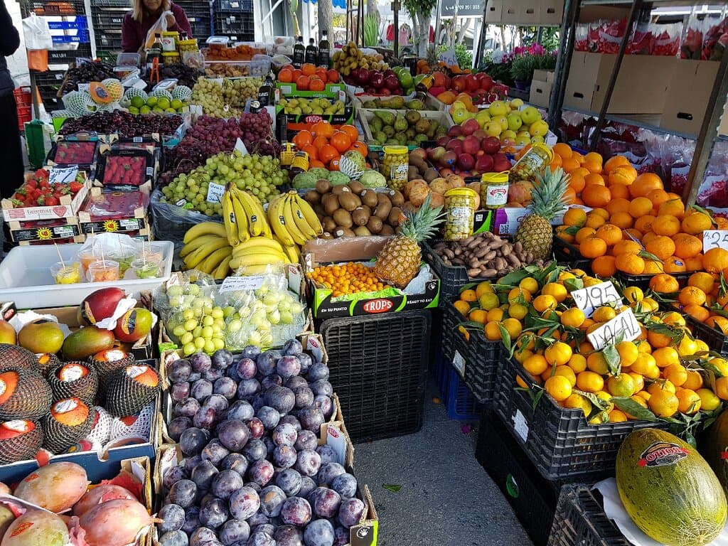 The big Saturday market