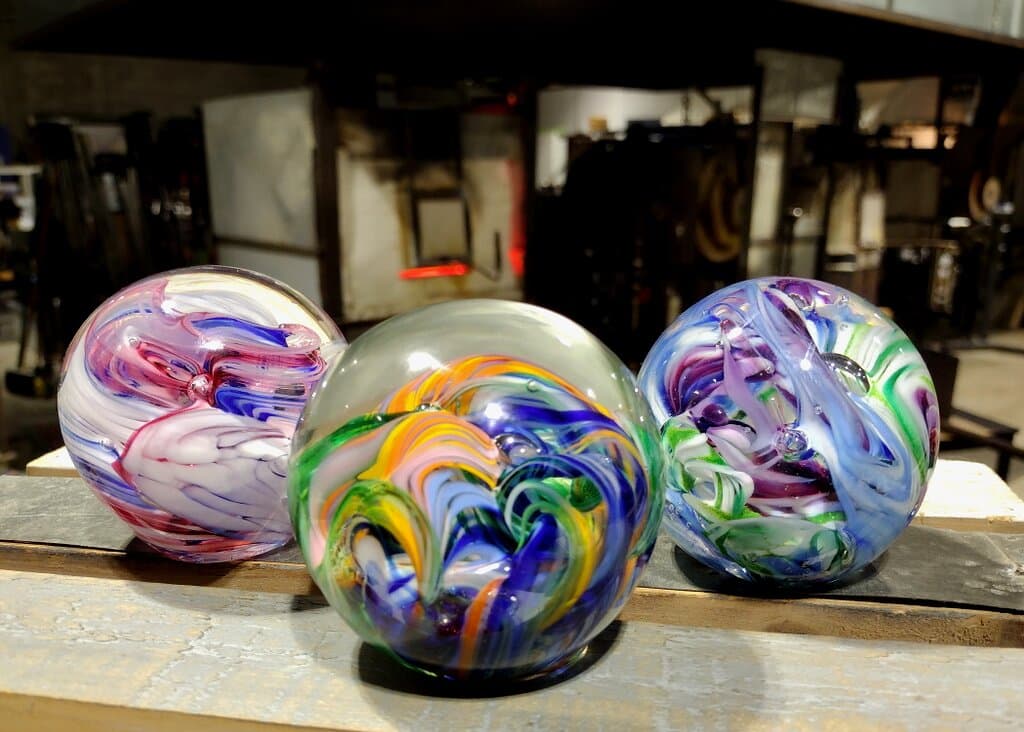 Some examples of paperweights you can come and create!