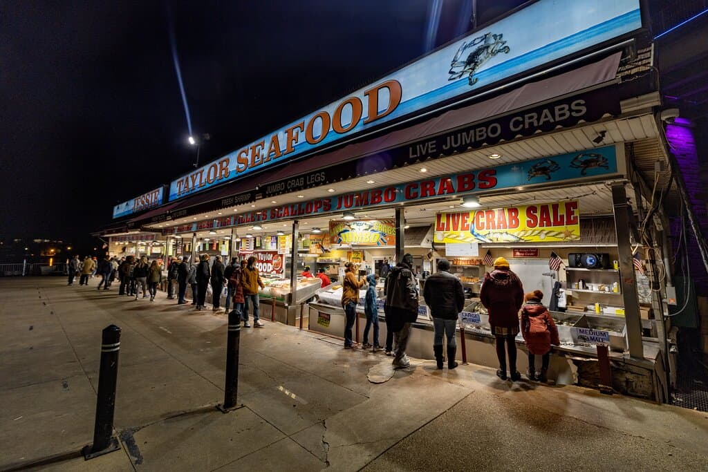 Jessie Taylor Seafood has been selling fresh and cooked seafood at the Municipal Fish Market since 1939.