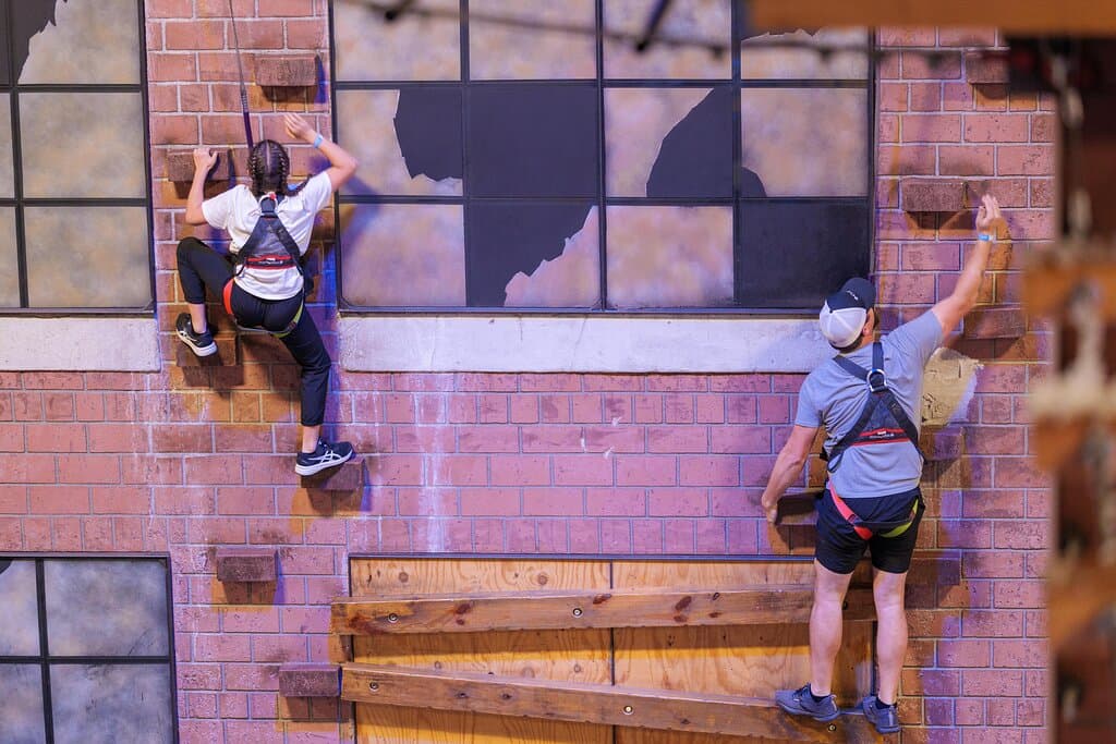 Race Dad up the climbing wall…. And win!
That’s what vacation memories are made of at Fritz’s.